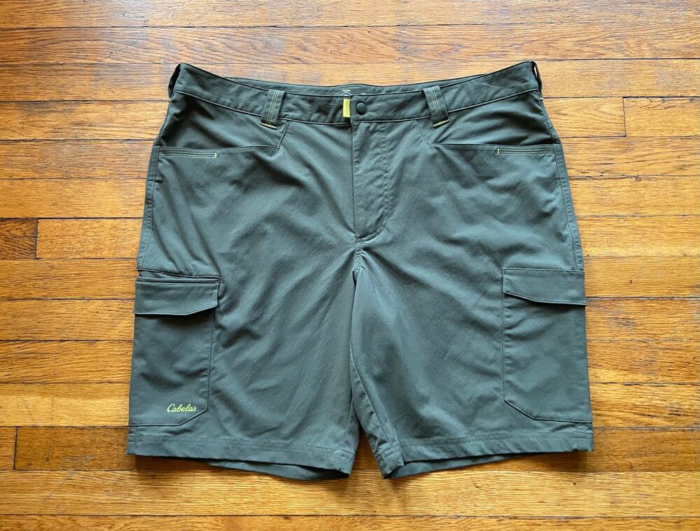 CABELA'S XPG Performance Shorts Green Mens sz 42